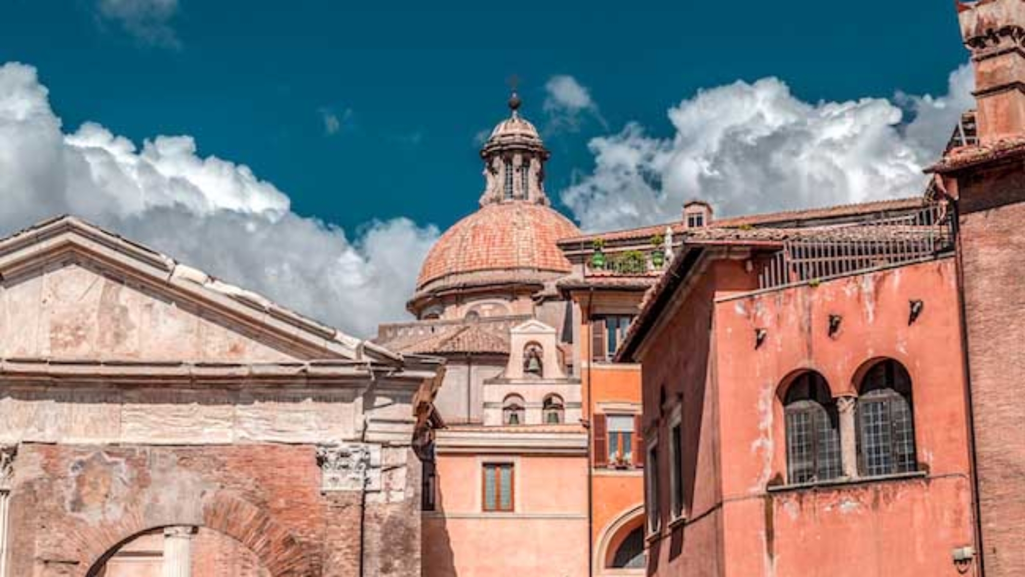 View from the old Jewish Ghetto of Rome