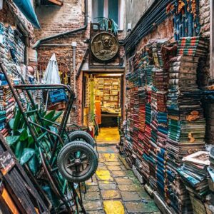 acqua alta bookshop venice