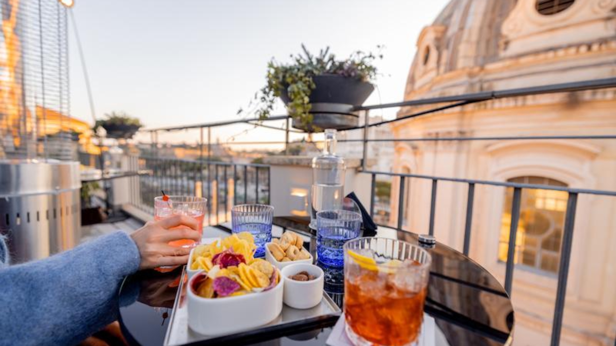rooftop aperitivo terraces in rome