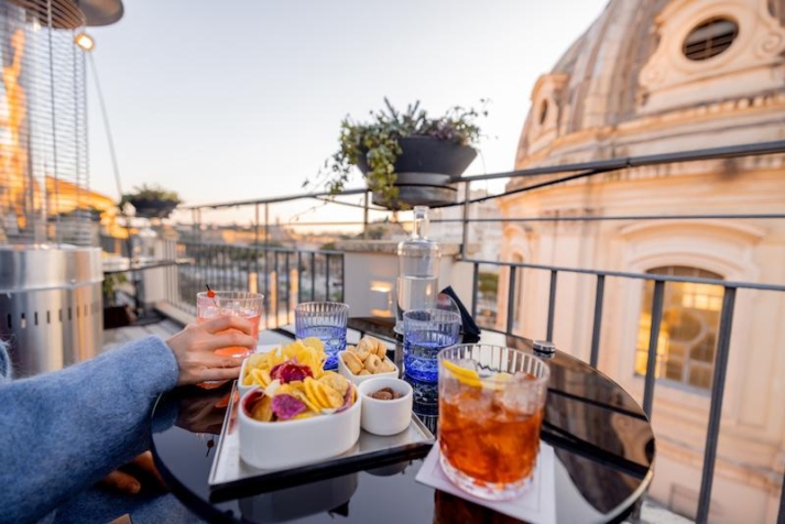 rooftop aperitivo terraces in rome