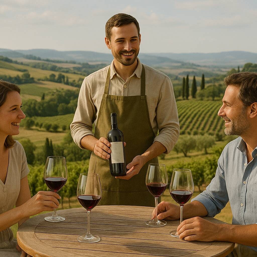 wine tasting tuscany
